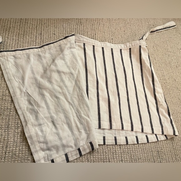Abercrombie Striped Linen Wrap Skirt - Picture 8 of 11